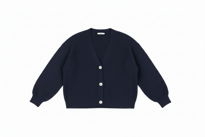 Helen Three Button Chunky Knit Cardigan