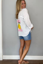 *** PRE ORDER *** Lira -  Limoncello Cotton Blouse