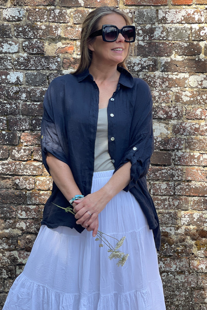 Cleo Linen Blouse