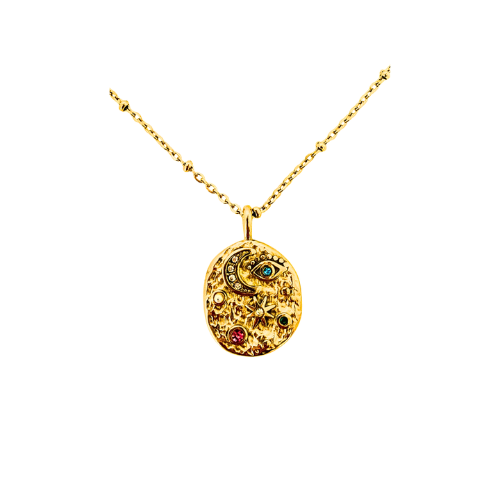 Celestial Disc Necklace