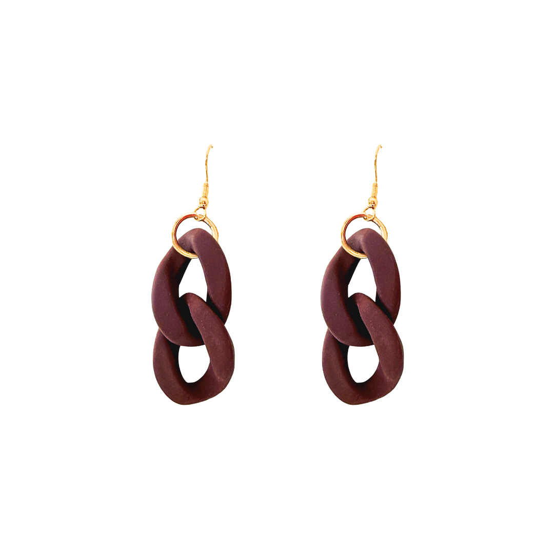 Chunky Links Earrings | Colours To Choose!
