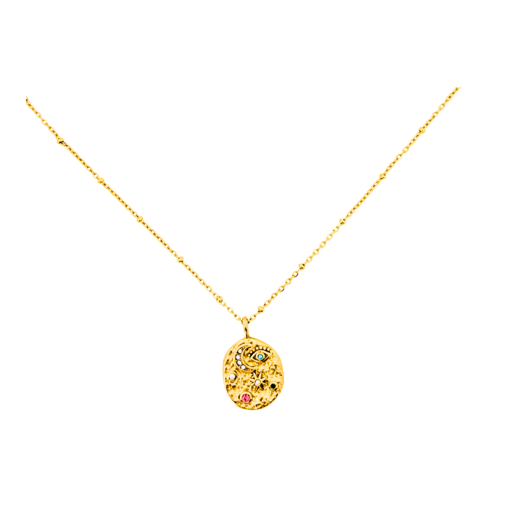 Celestial Disc Necklace