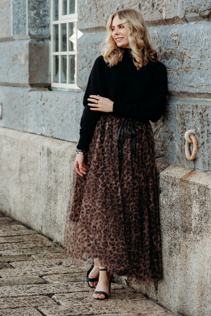 Grace Leopard Tulle Skirt | Original Leopard