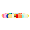 *** PRE ORDER *** (DISPATCH FROM 5/2) Boho Enamel Tile Bracelet | Curved Brights
