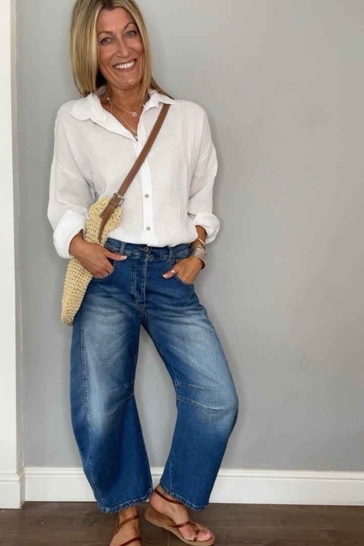 Lira -  Limoncello Cotton Blouse
