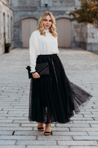 *** PRE ORDER *** Grace Tulle Skirt | Black