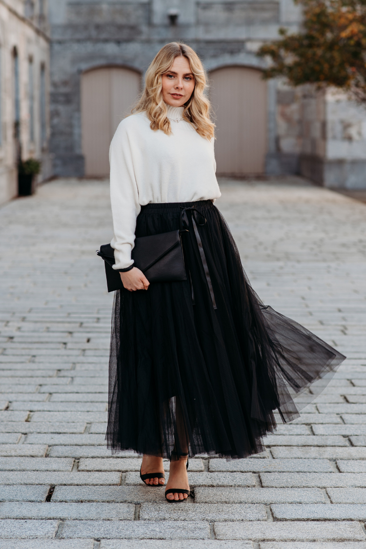 Grace tulle maxi deals skirt