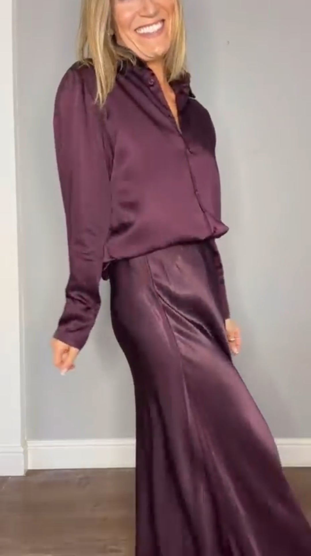 Amanda Luxe Silky Blouse