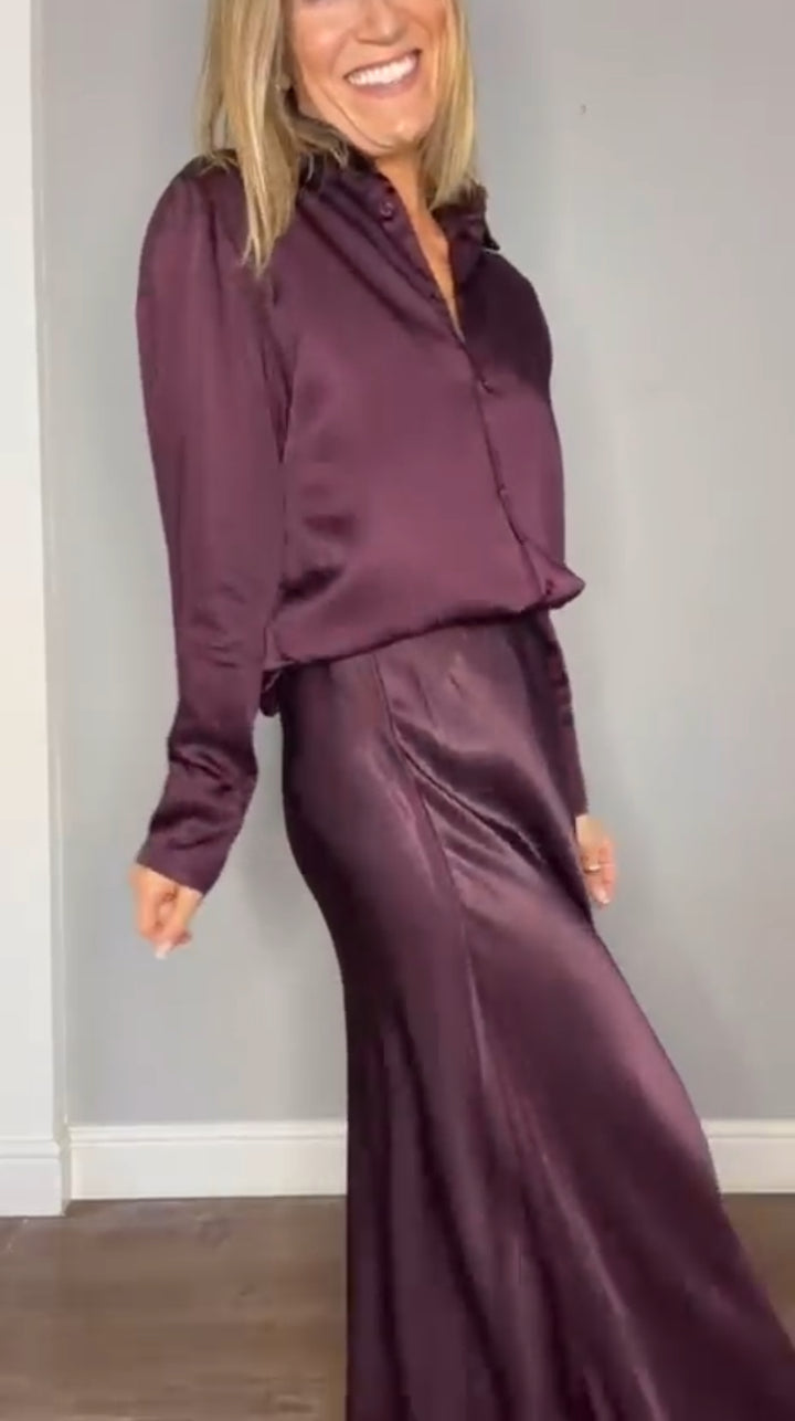 Amanda Luxe Silky Blouse