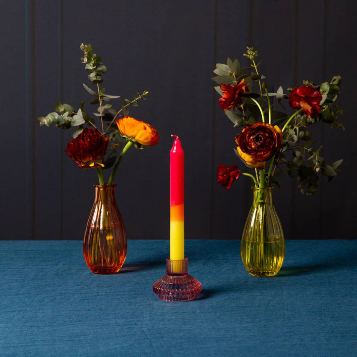 3 Tone Pink Dinner Candles | 3 Pack  | All Year Round |