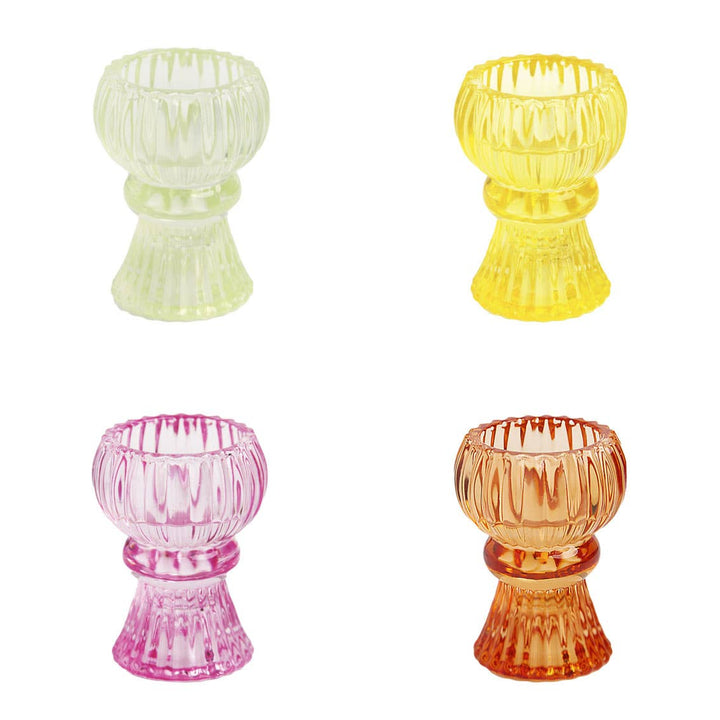 Small Glass Candle Holders | Starter Set |
