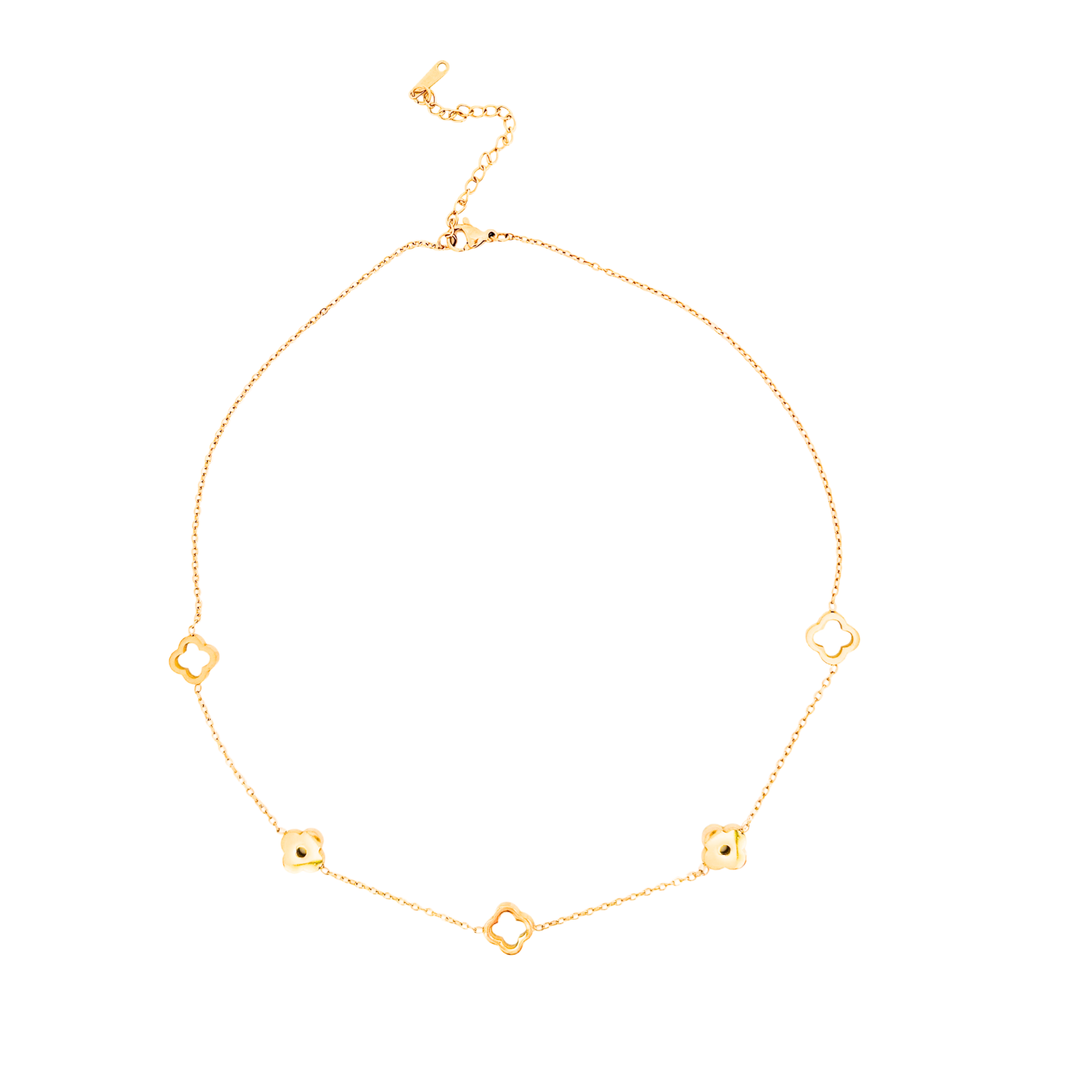 Clover Chain Stainless Steel Necklace