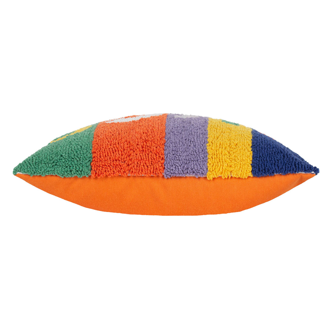 Disco Knitted Cushion Multicolour