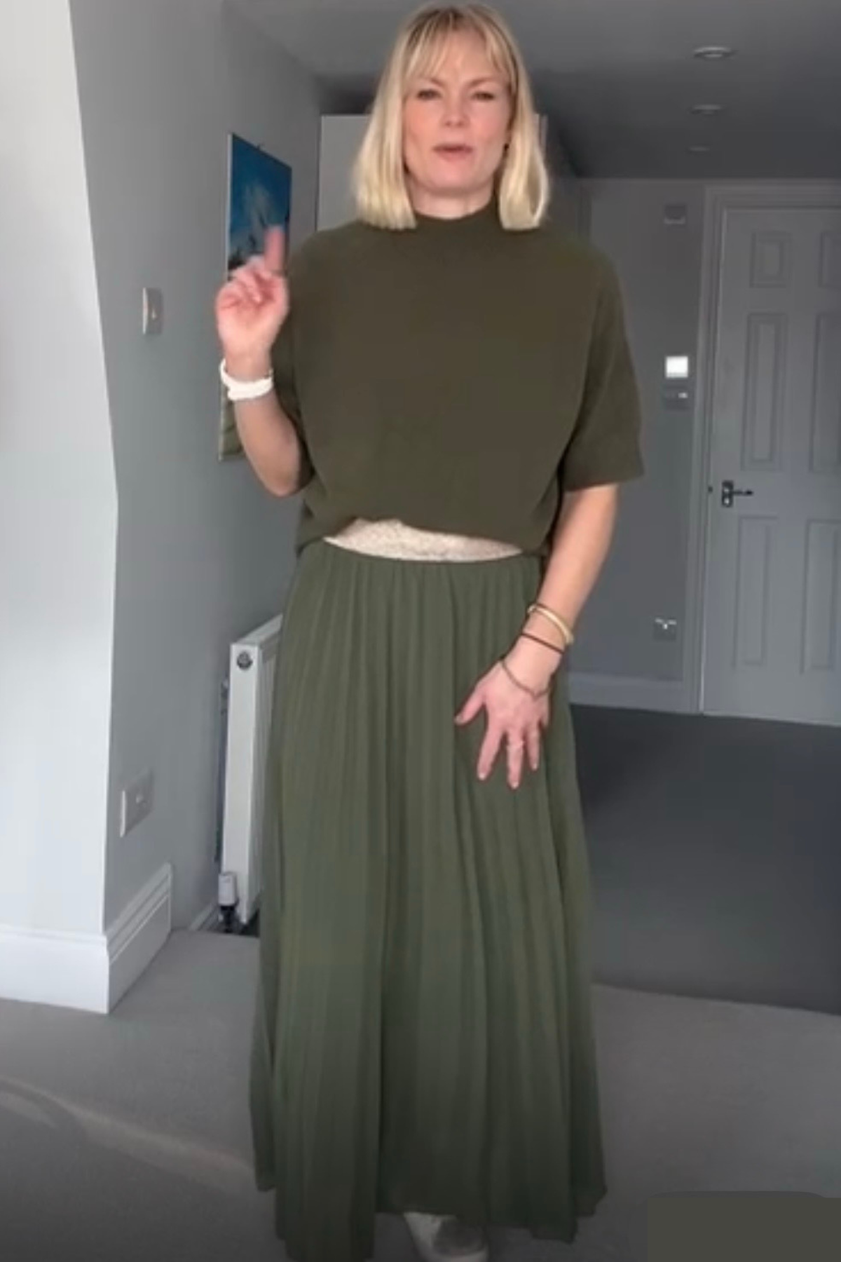 Pleated Maxi Skirt - colours to choose