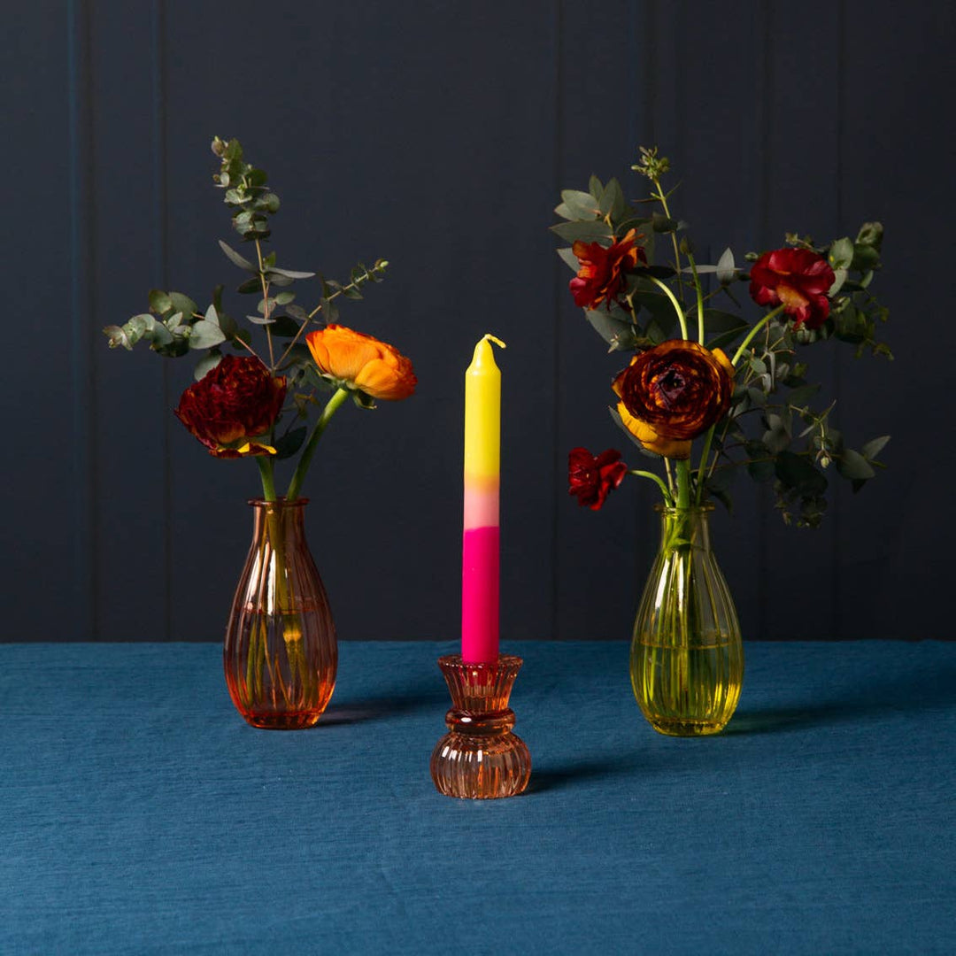3 Tone Pink Dinner Candles | 3 Pack  | All Year Round |