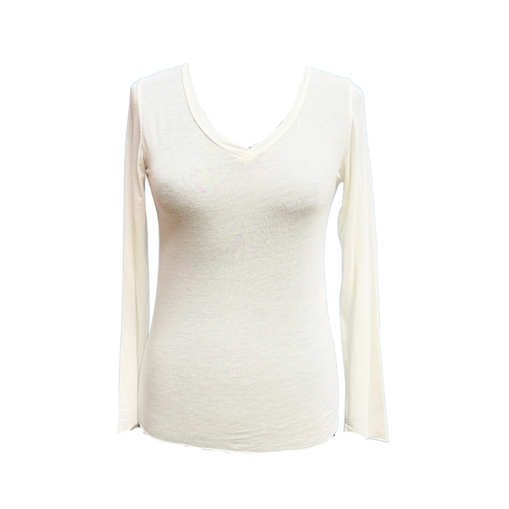 Cashmere Blend V Neck Base Layer