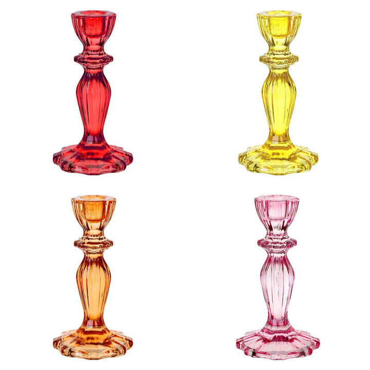Glass Candle Holder