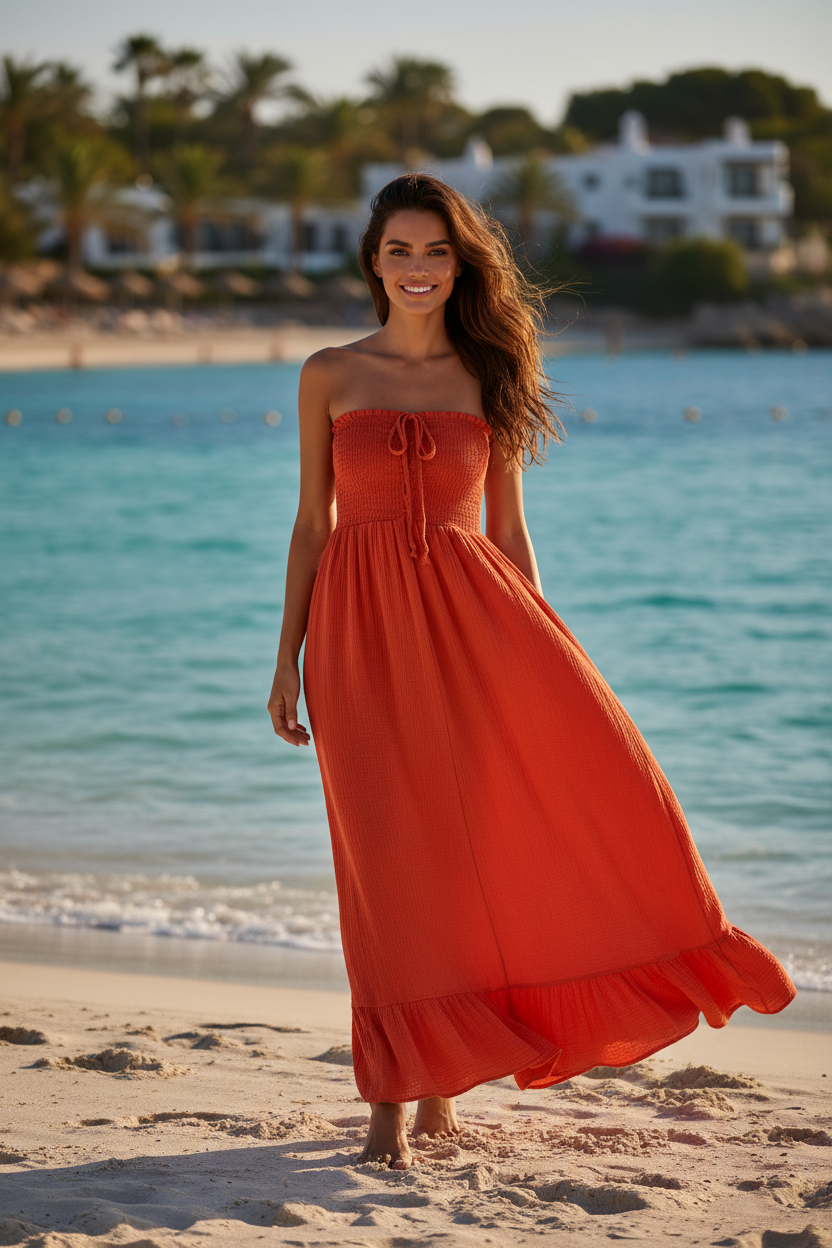 Fleur Cheesecloth Dress
