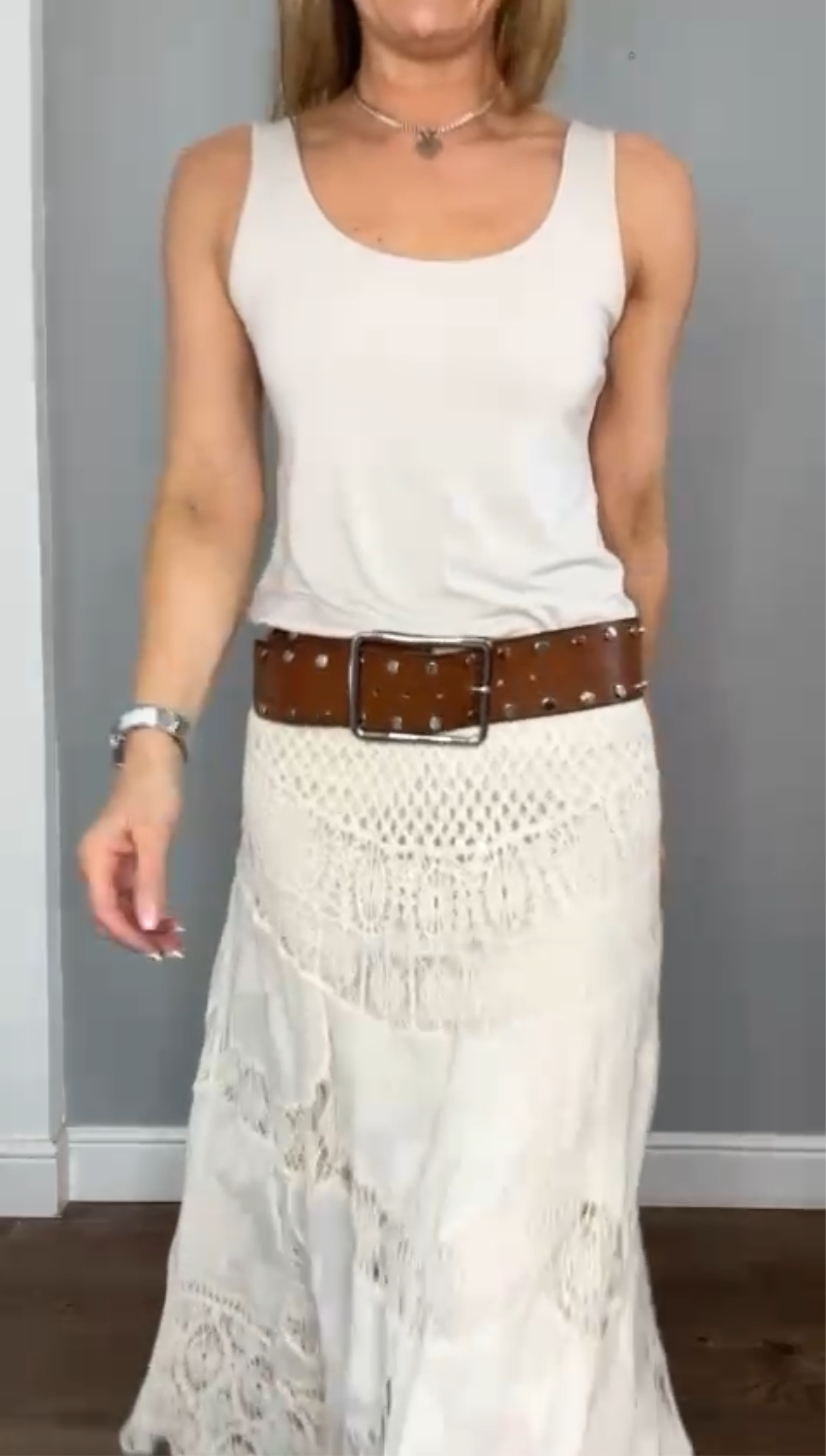 Rae Crochet Boho Skirt