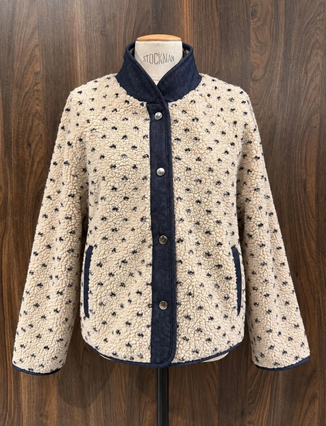 Maddie Reversible Fleece Denim Jacket