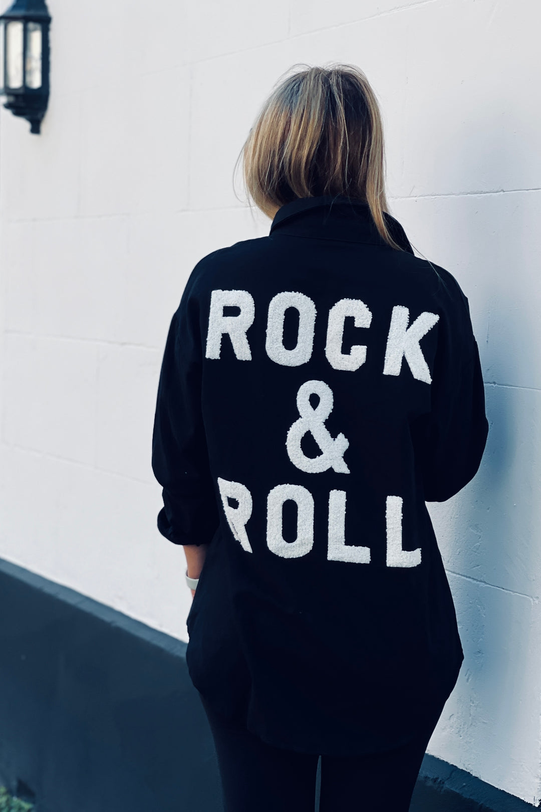 Rock & Roll Shirt | Black x White