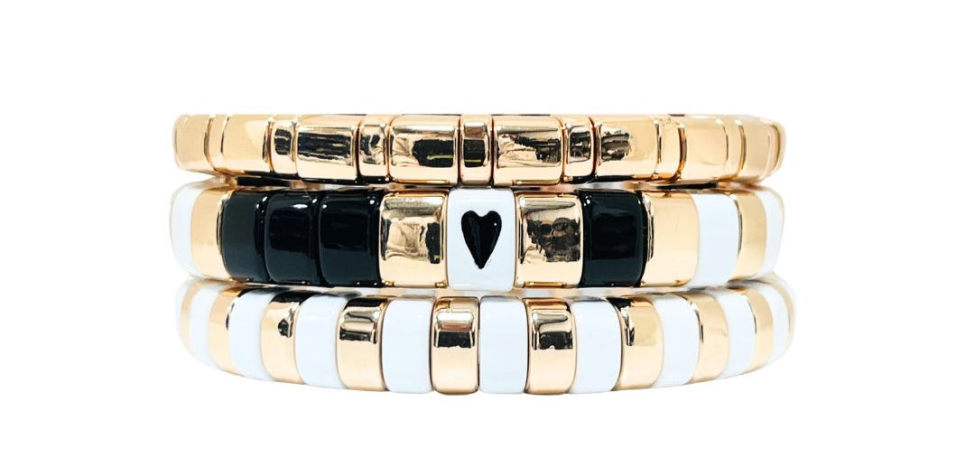 Boho Tile Bracelet | Classic Gold