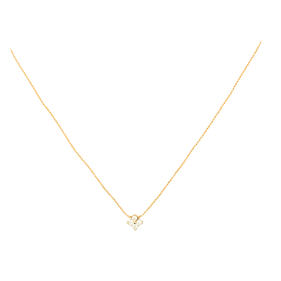 Crystal Flower Necklace