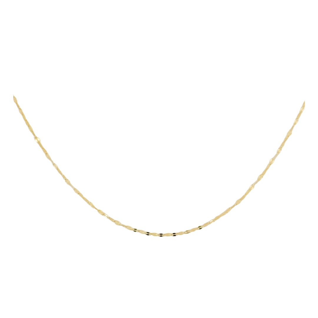 Gold Shimmer Stainless Steel Chain