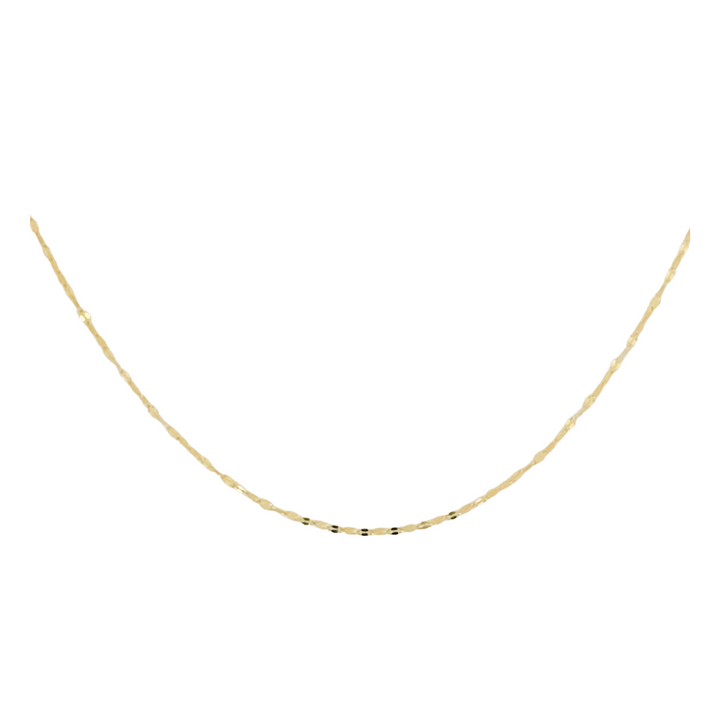 Gold Shimmer Stainless Steel Chain