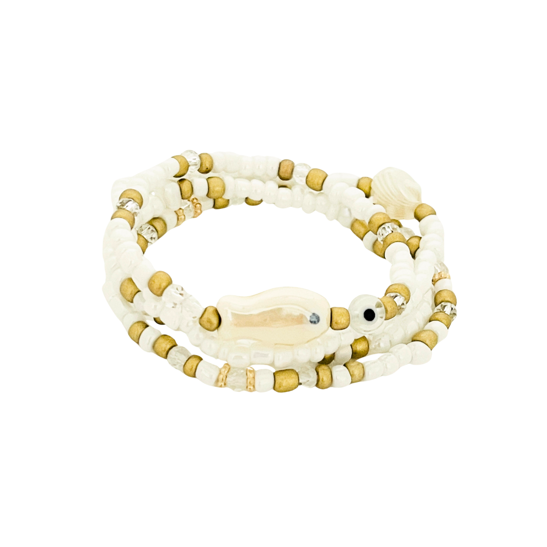 Boho Multi Bead Fish Stack