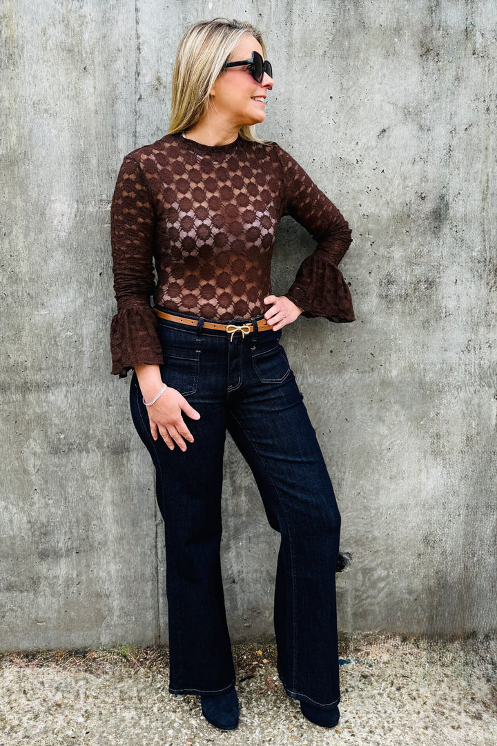 Flora Mesh Top