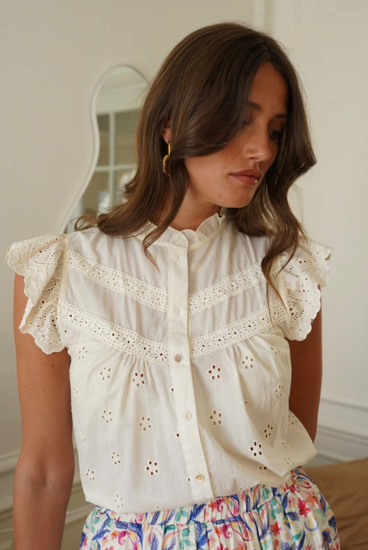 Keely Blouse (Cream)