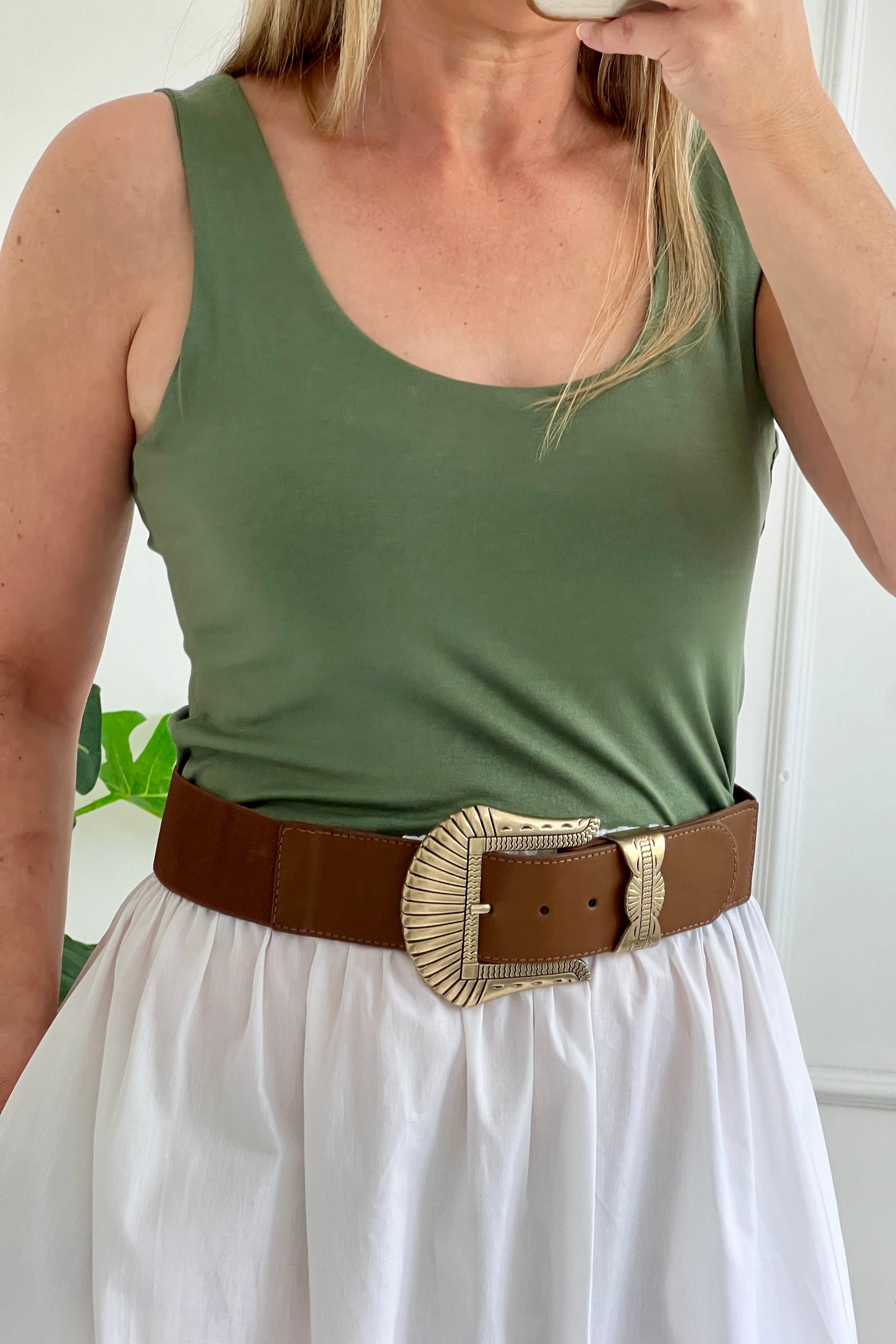 Casey Scoop Vest Top