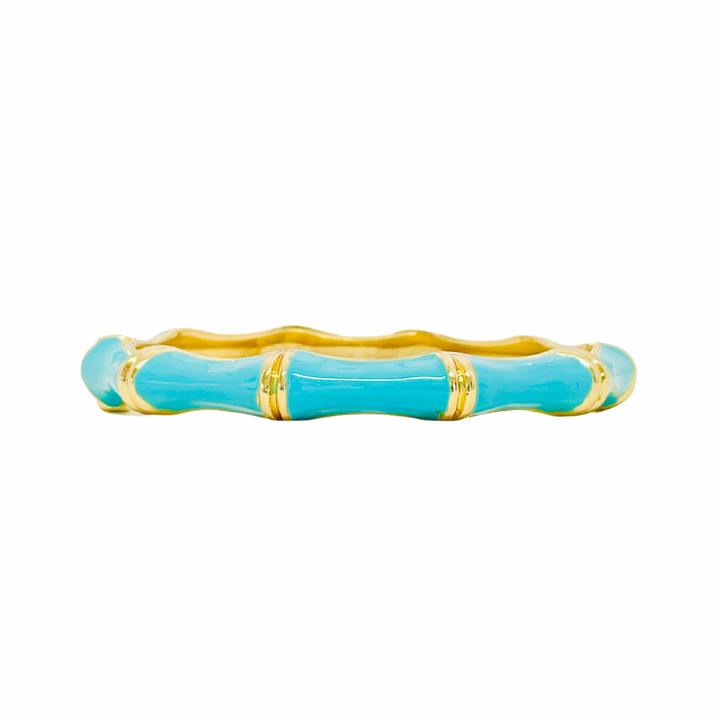 Bamboo Bangle | Turquoise