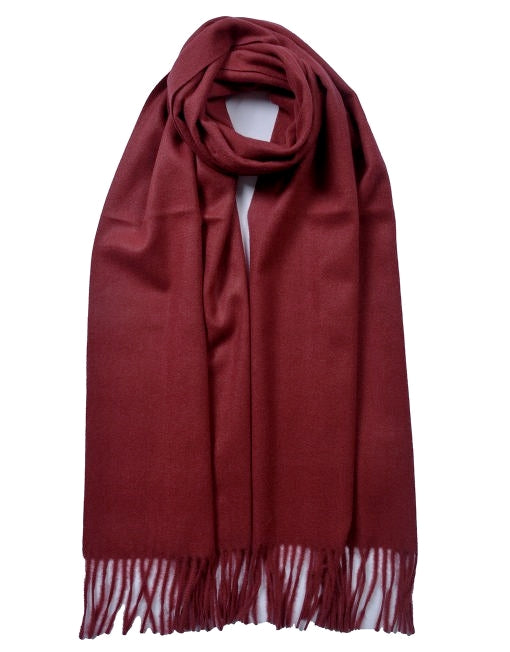 Cashmere Blend Scarf - Luxuriously Soft Warm Knit Accessory for Men and Women