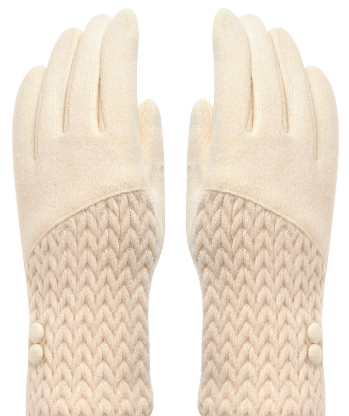 Cashmere Blend Chunky Knit Gloves | Colours to choose!