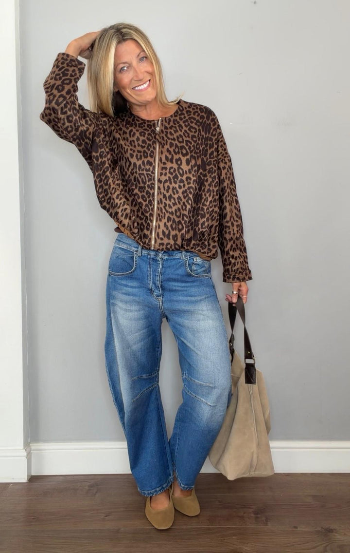 India Barrel Leg Jeans