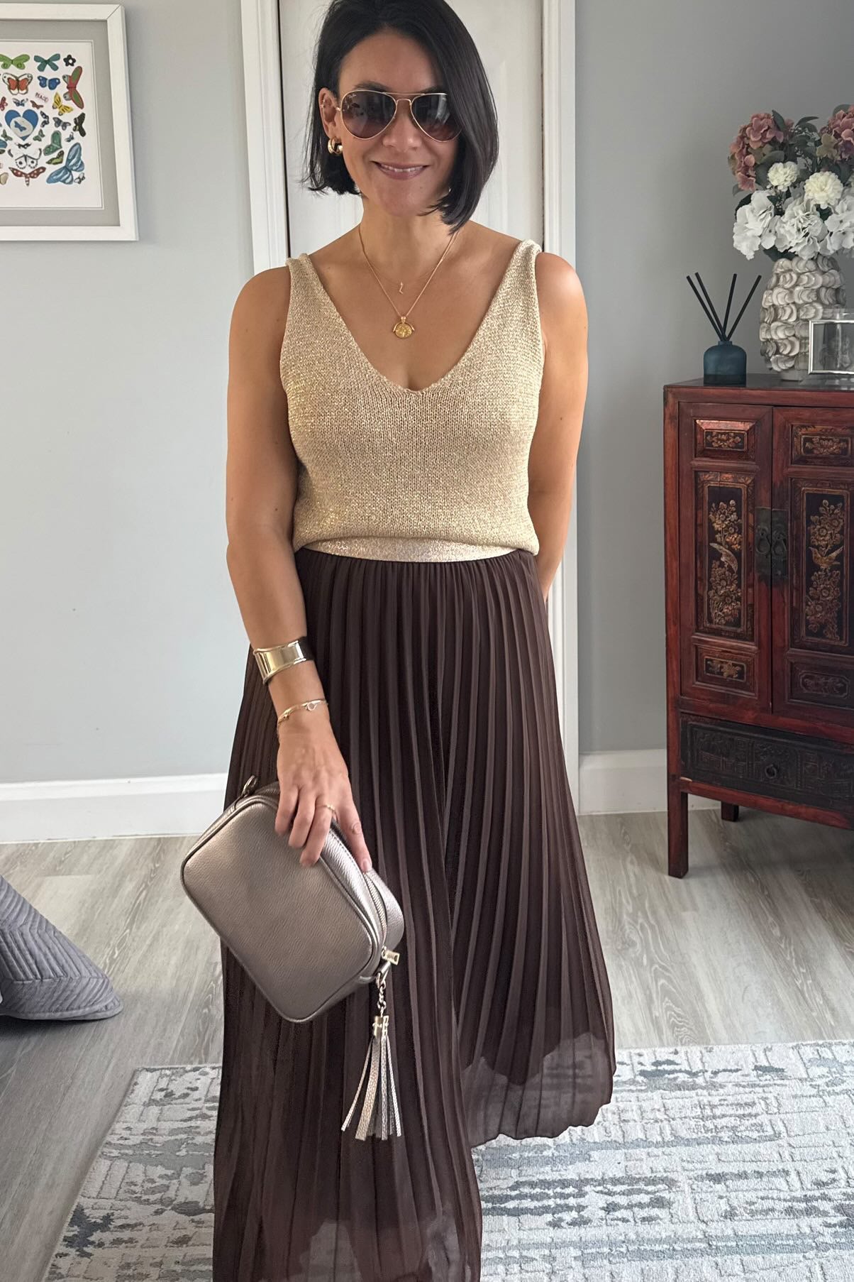 Pleated Maxi Skirt - colours to choose