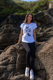 ROCK PEACE LOVE T Shirt | White