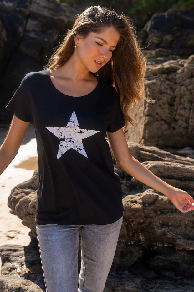 Star T Shirt | Black