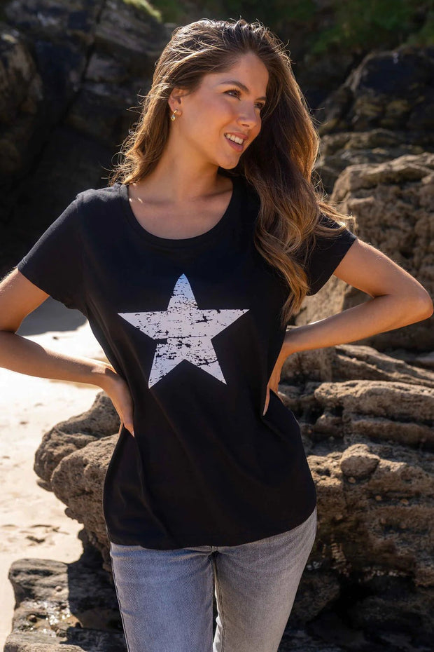 Star T Shirt | Black