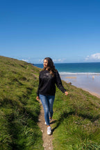 Tiger Organic Sweatshirt | Black x Black