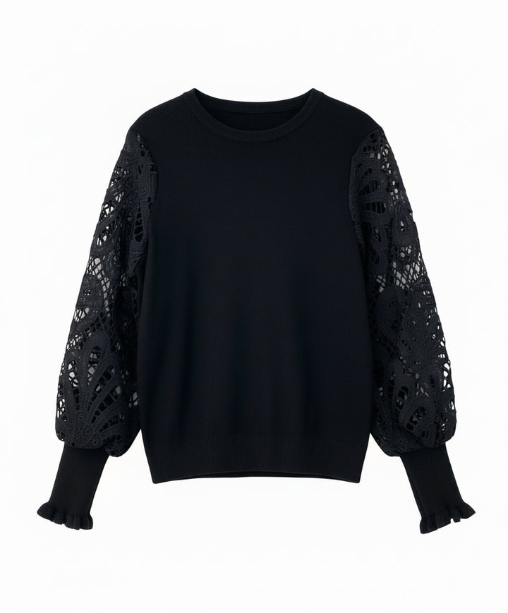 Molly Crochet Sleeve Jumper - colours to choose