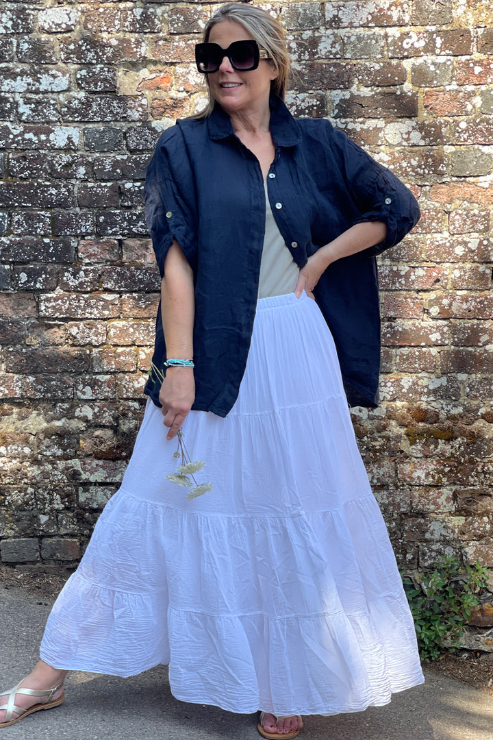 Cleo Linen Blouse