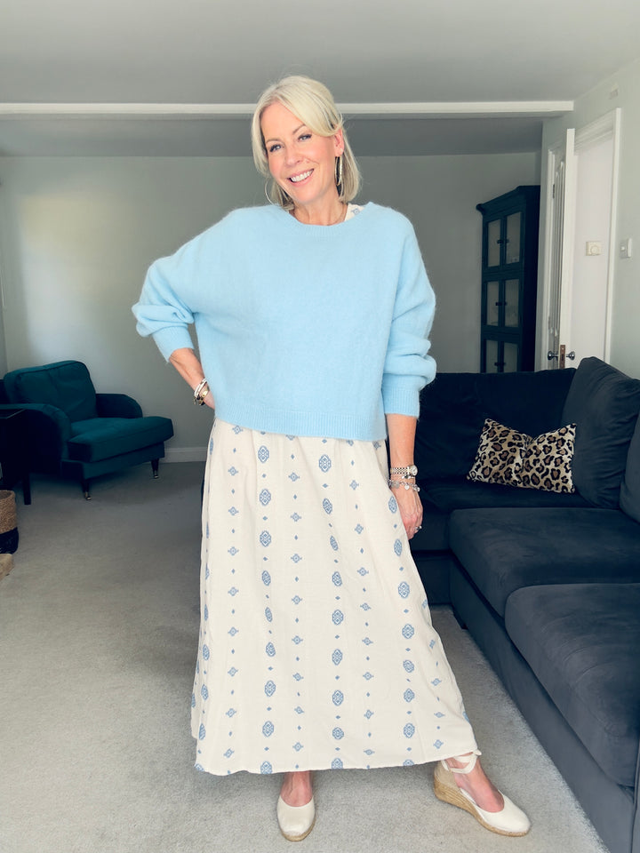 Camilla Alpaca Blend O Neck Knit Jumper