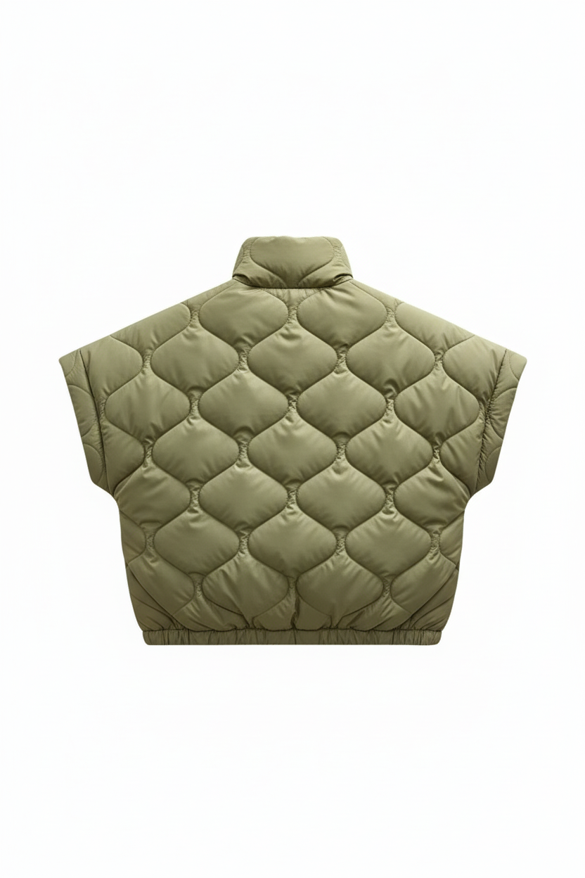 Samantha Neon Sleeveless Quilted Gilet