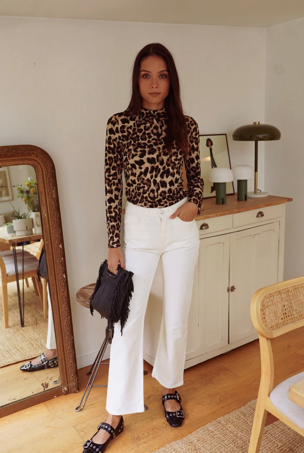 Leopard Layer Top