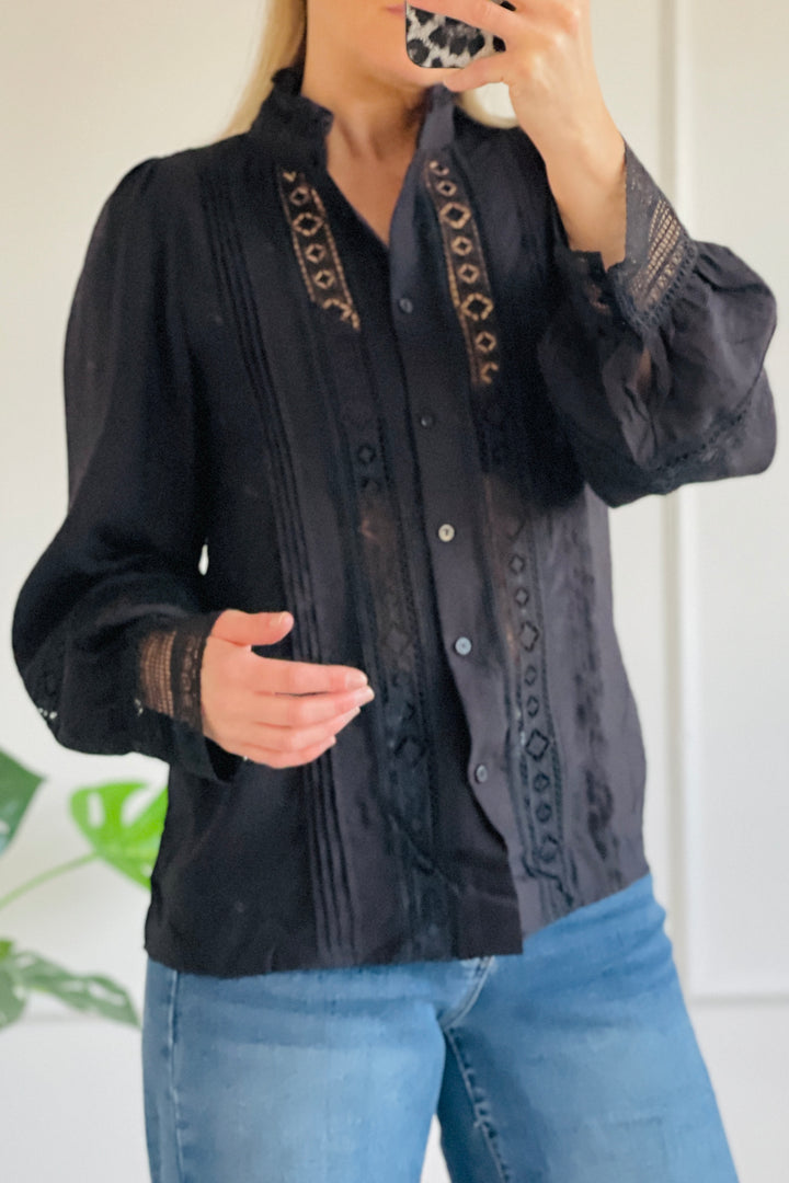 Hallie Blouse | Black