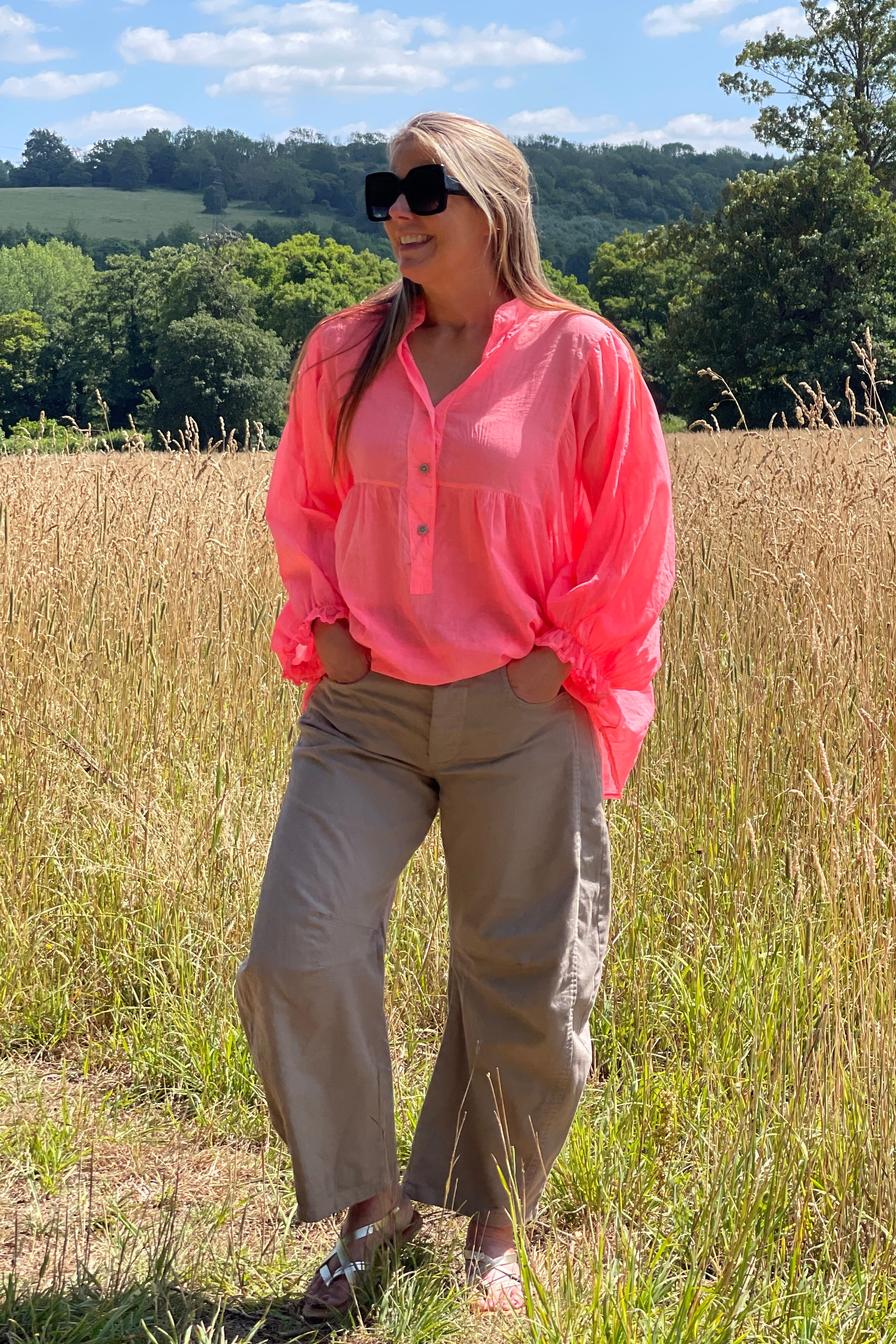 Hayley Barrel Leg Jeans