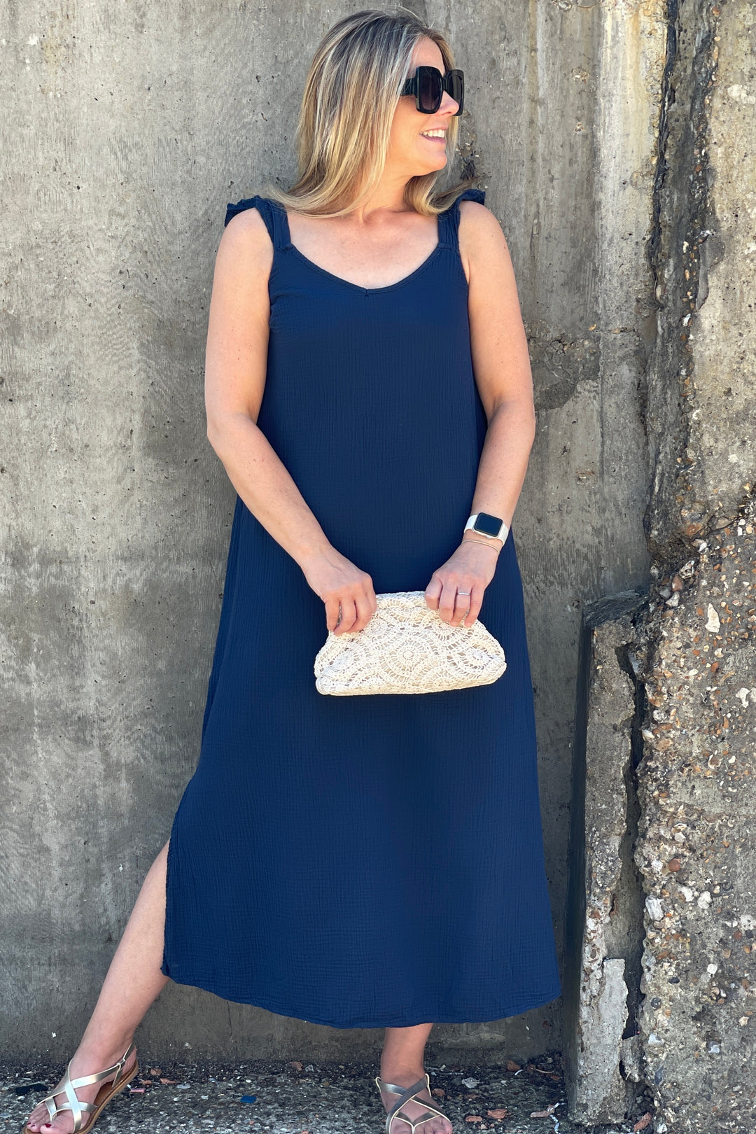Karla Cheesecloth Cotton Sun Dress